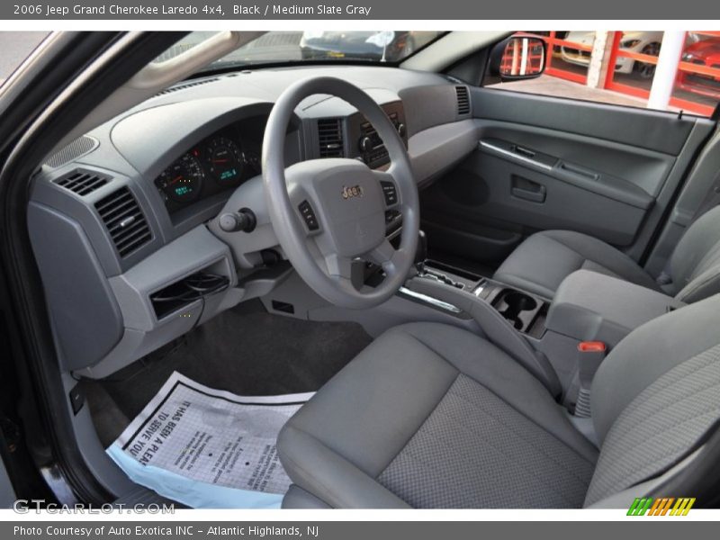 Black / Medium Slate Gray 2006 Jeep Grand Cherokee Laredo 4x4