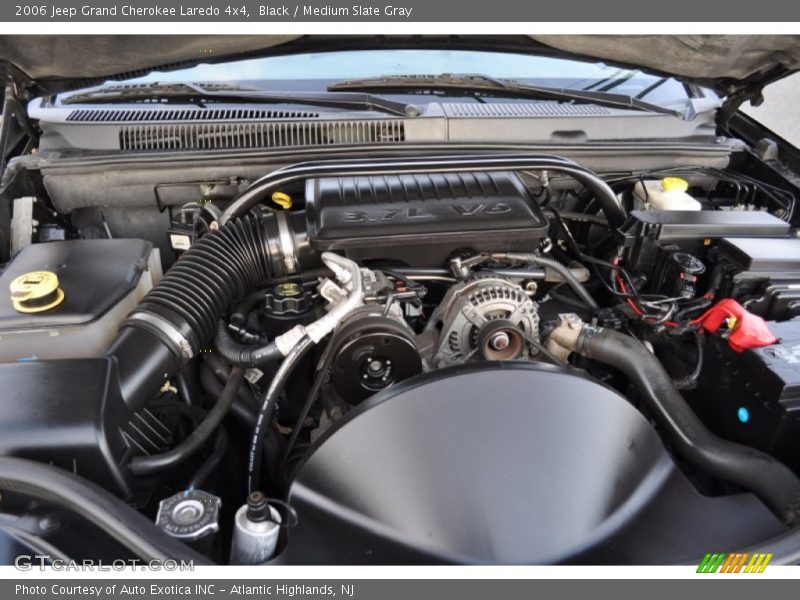 Black / Medium Slate Gray 2006 Jeep Grand Cherokee Laredo 4x4