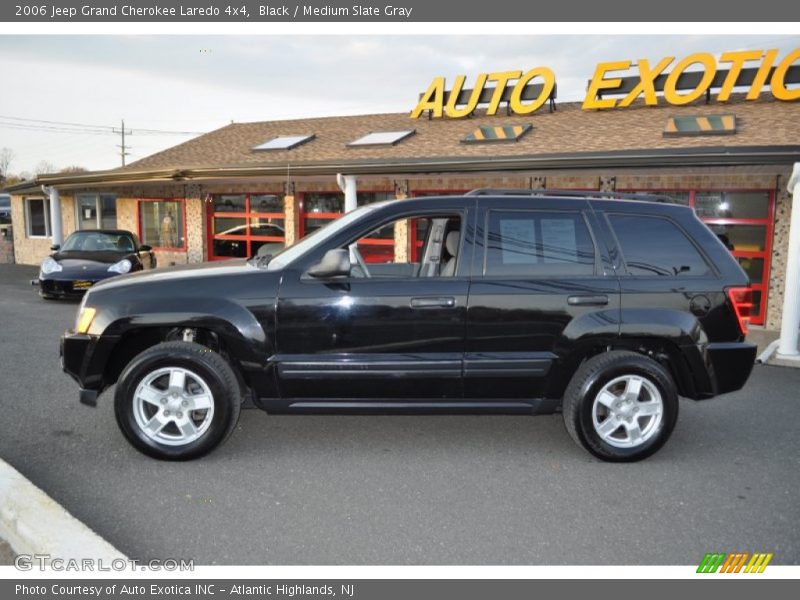 Black / Medium Slate Gray 2006 Jeep Grand Cherokee Laredo 4x4