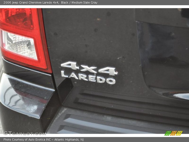Black / Medium Slate Gray 2006 Jeep Grand Cherokee Laredo 4x4