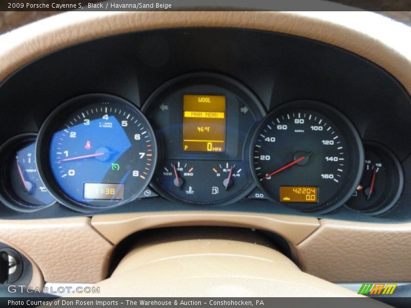 Black / Havanna/Sand Beige 2009 Porsche Cayenne S