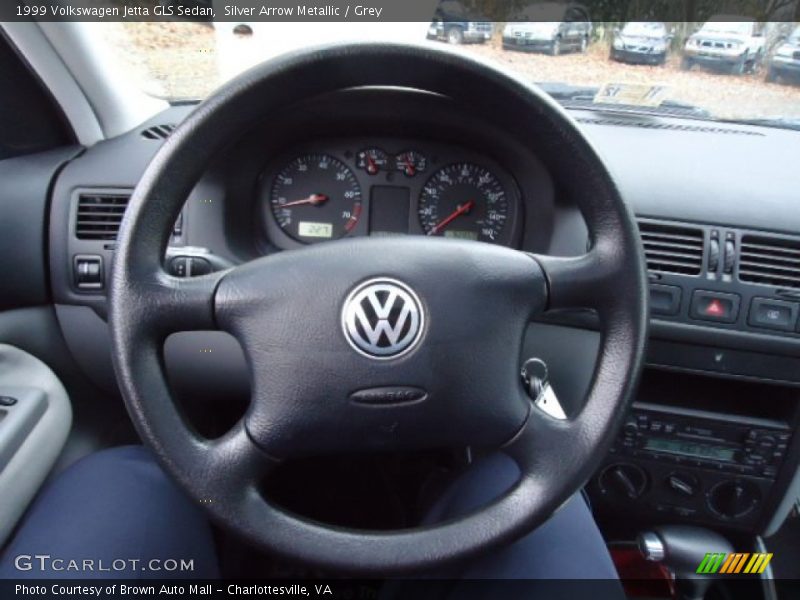 Silver Arrow Metallic / Grey 1999 Volkswagen Jetta GLS Sedan