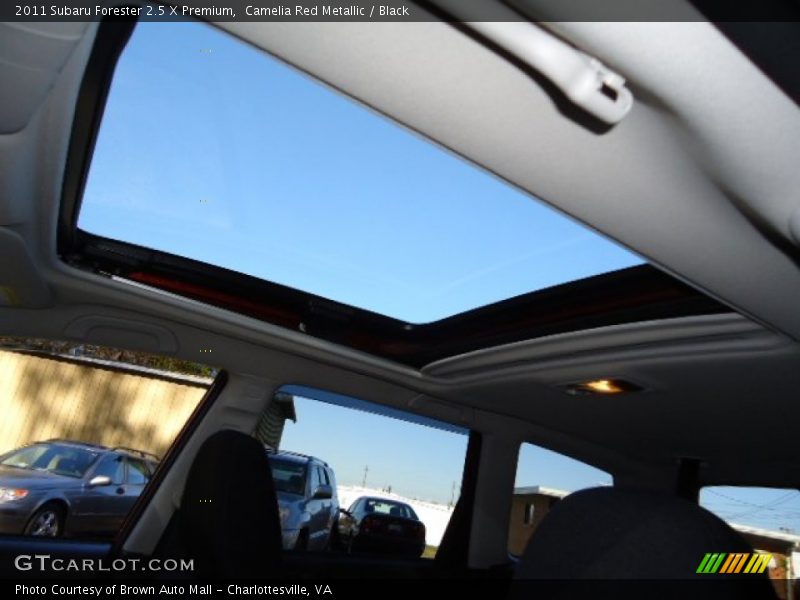 Camelia Red Metallic / Black 2011 Subaru Forester 2.5 X Premium