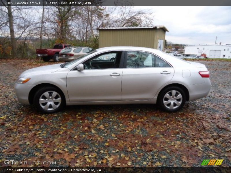 Classic Silver Metallic / Ash 2009 Toyota Camry LE
