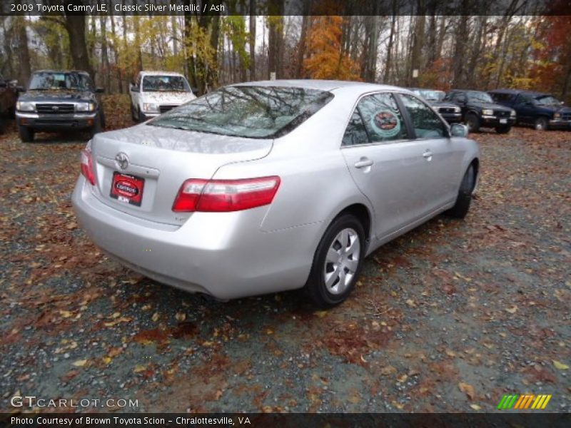 Classic Silver Metallic / Ash 2009 Toyota Camry LE