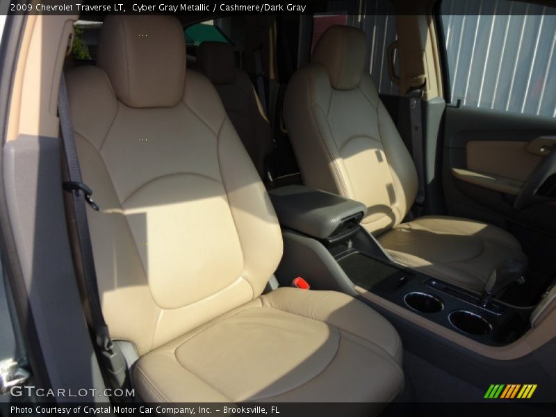Cyber Gray Metallic / Cashmere/Dark Gray 2009 Chevrolet Traverse LT