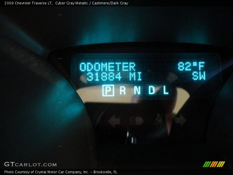 Cyber Gray Metallic / Cashmere/Dark Gray 2009 Chevrolet Traverse LT