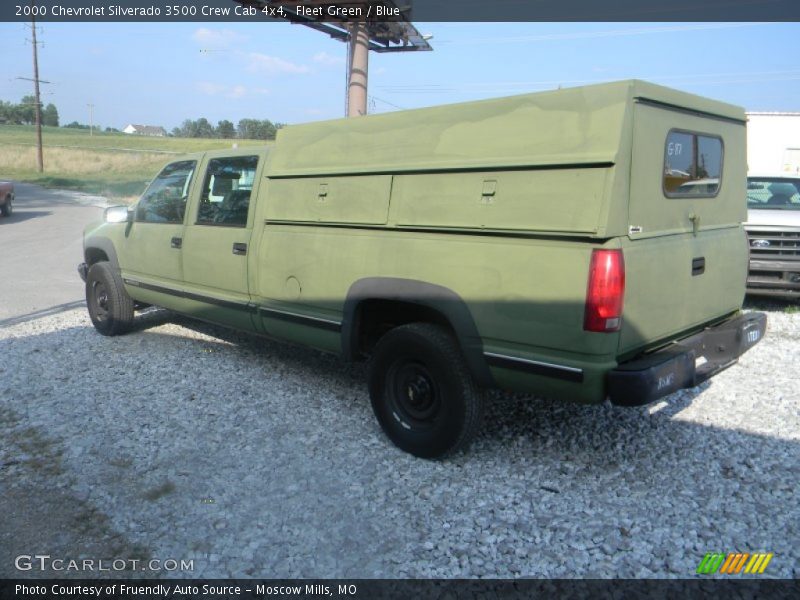 Fleet Green / Blue 2000 Chevrolet Silverado 3500 Crew Cab 4x4