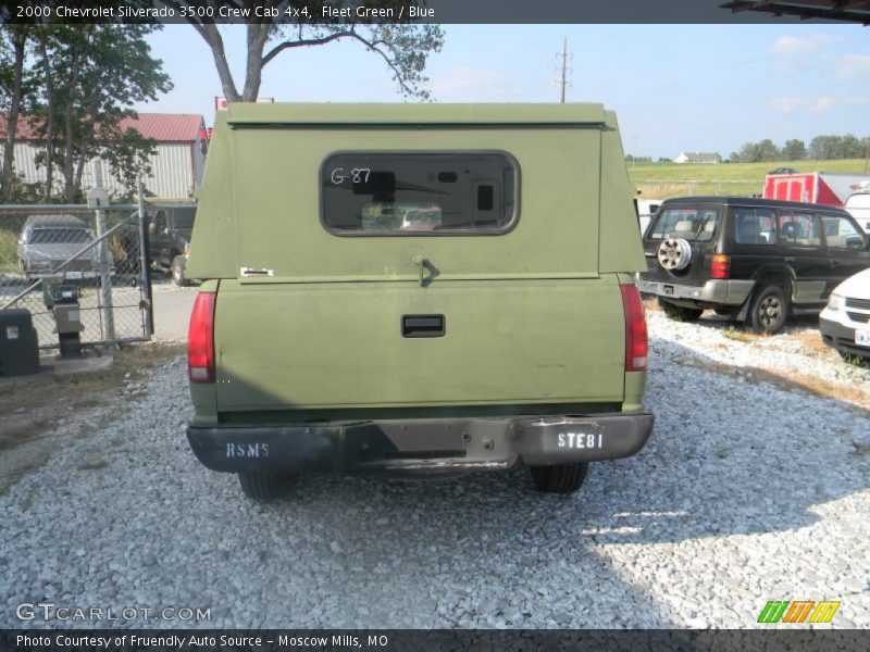 Fleet Green / Blue 2000 Chevrolet Silverado 3500 Crew Cab 4x4