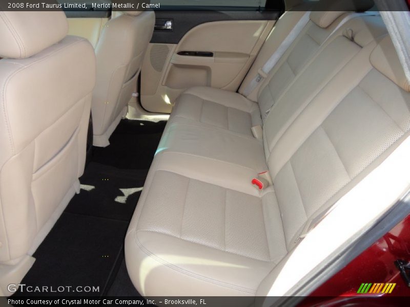 Merlot Metallic / Camel 2008 Ford Taurus Limited