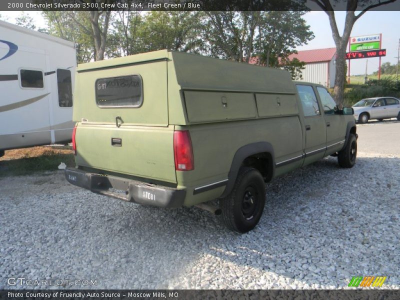 Fleet Green / Blue 2000 Chevrolet Silverado 3500 Crew Cab 4x4