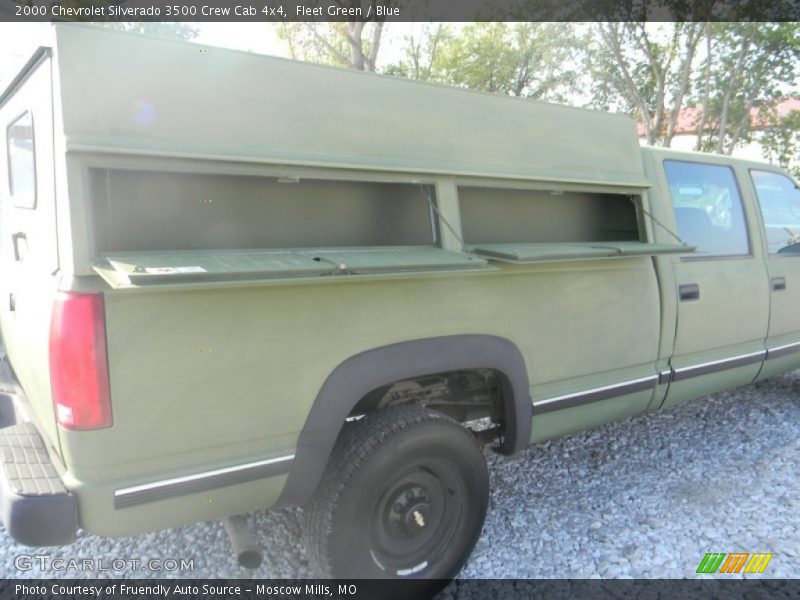 Fleet Green / Blue 2000 Chevrolet Silverado 3500 Crew Cab 4x4