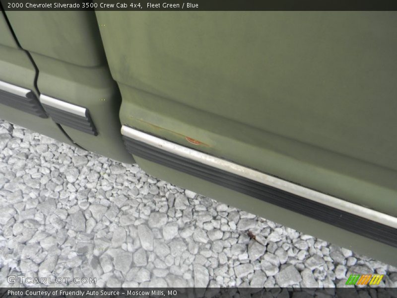 Fleet Green / Blue 2000 Chevrolet Silverado 3500 Crew Cab 4x4