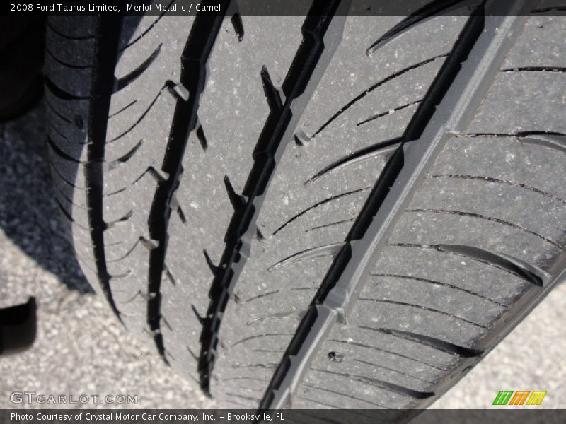 Merlot Metallic / Camel 2008 Ford Taurus Limited