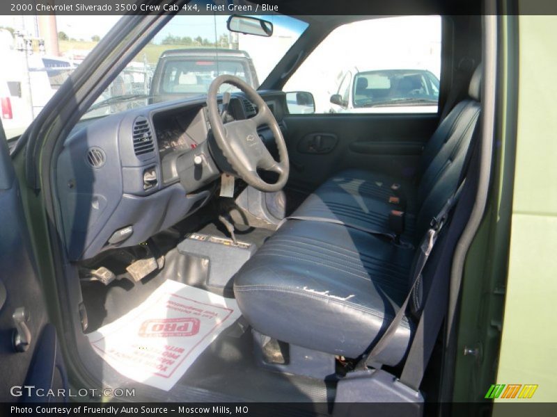 Fleet Green / Blue 2000 Chevrolet Silverado 3500 Crew Cab 4x4