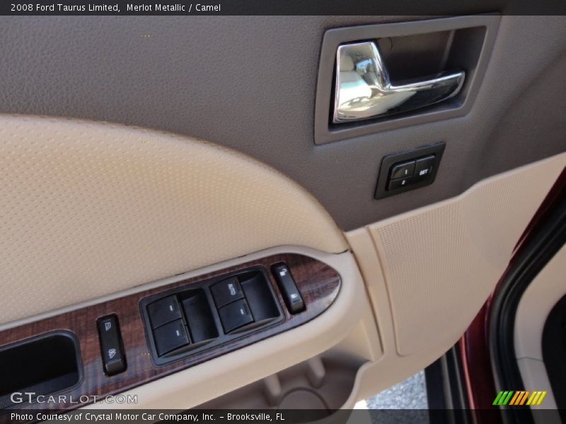 Merlot Metallic / Camel 2008 Ford Taurus Limited