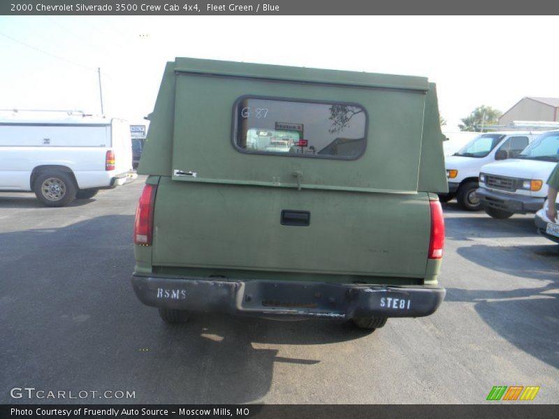 Fleet Green / Blue 2000 Chevrolet Silverado 3500 Crew Cab 4x4