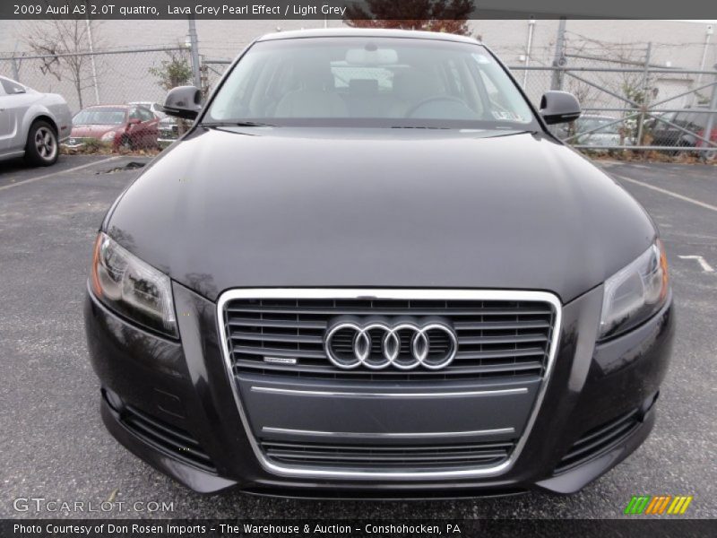 Lava Grey Pearl Effect / Light Grey 2009 Audi A3 2.0T quattro