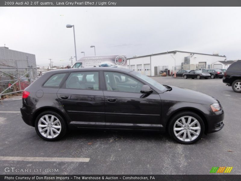 Lava Grey Pearl Effect / Light Grey 2009 Audi A3 2.0T quattro