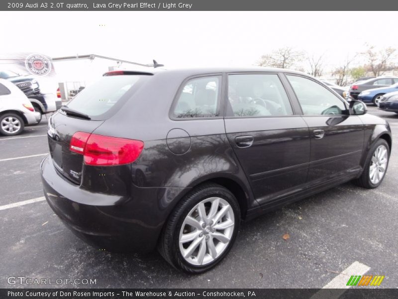Lava Grey Pearl Effect / Light Grey 2009 Audi A3 2.0T quattro