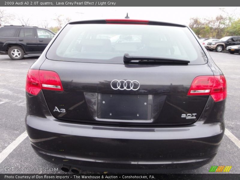 Lava Grey Pearl Effect / Light Grey 2009 Audi A3 2.0T quattro