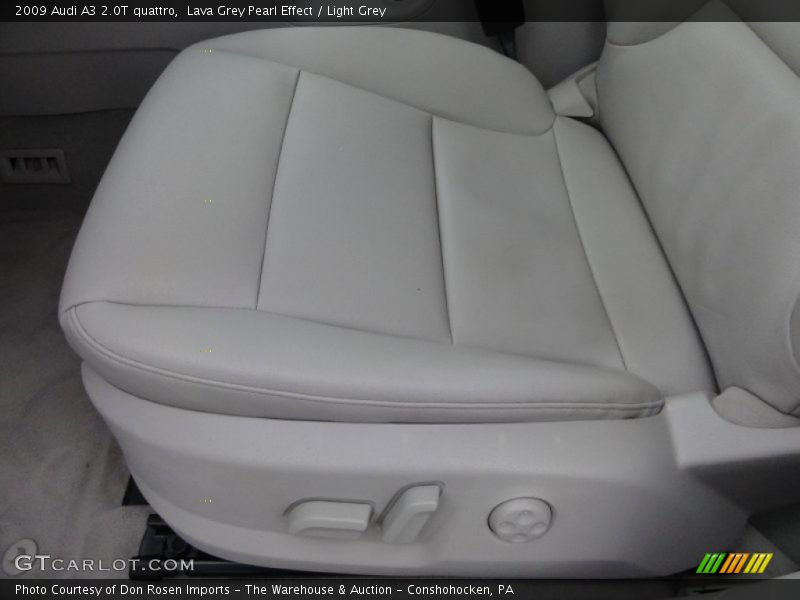 Lava Grey Pearl Effect / Light Grey 2009 Audi A3 2.0T quattro