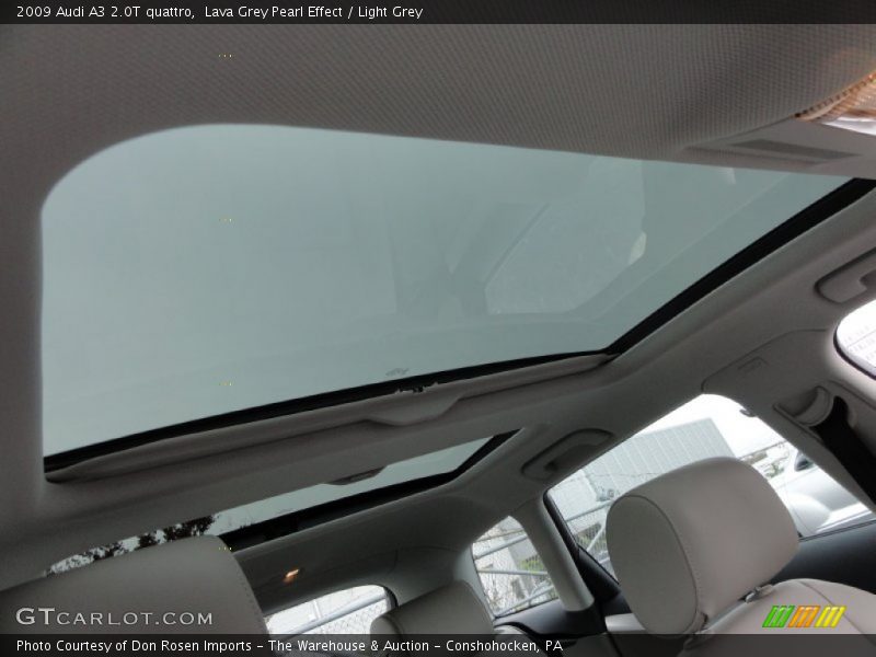 Lava Grey Pearl Effect / Light Grey 2009 Audi A3 2.0T quattro