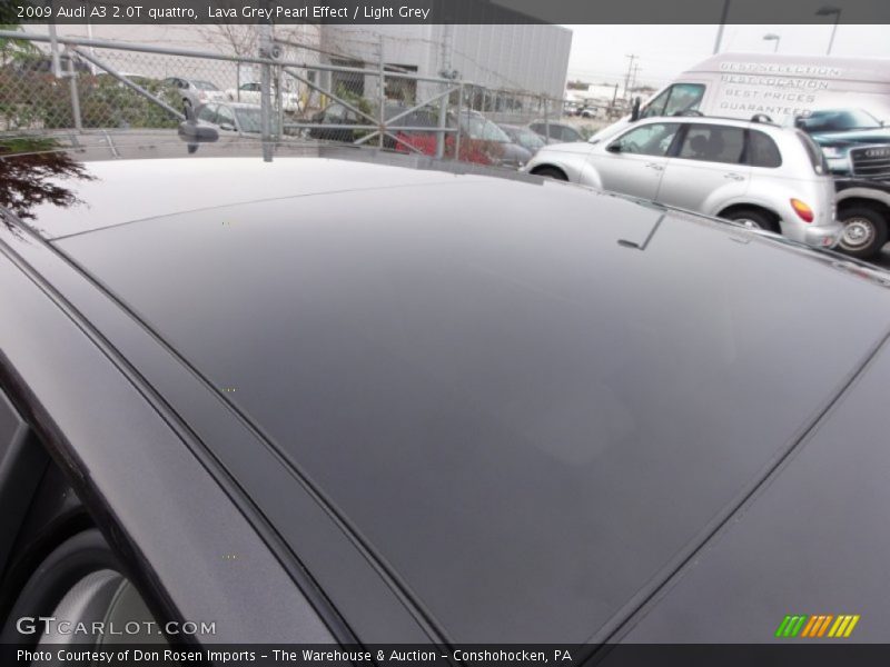 Lava Grey Pearl Effect / Light Grey 2009 Audi A3 2.0T quattro