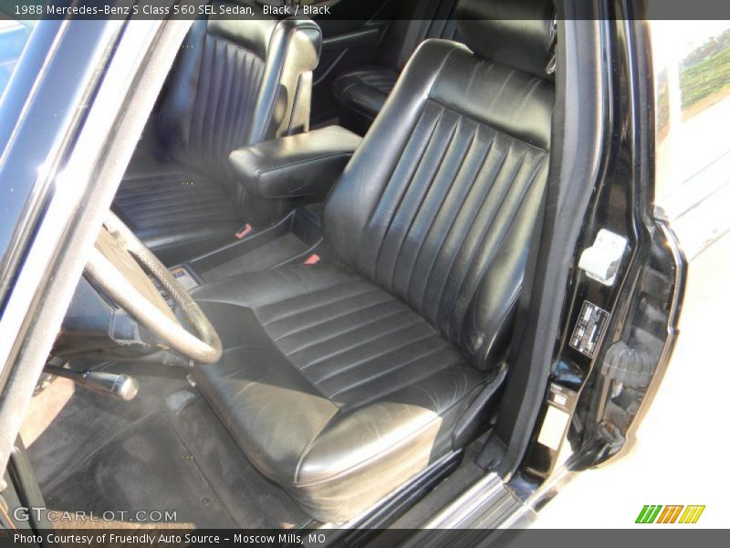  1988 S Class 560 SEL Sedan Black Interior