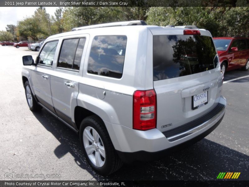 Bright Silver Metallic / Dark Slate Gray 2011 Jeep Patriot Latitude X