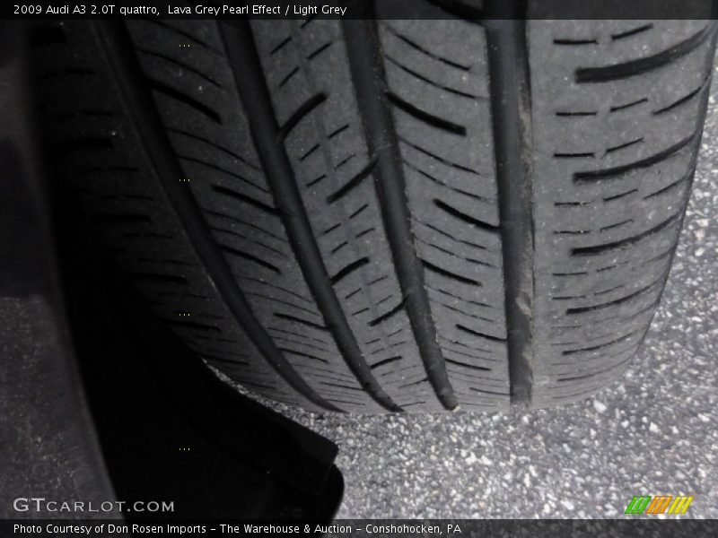 Lava Grey Pearl Effect / Light Grey 2009 Audi A3 2.0T quattro