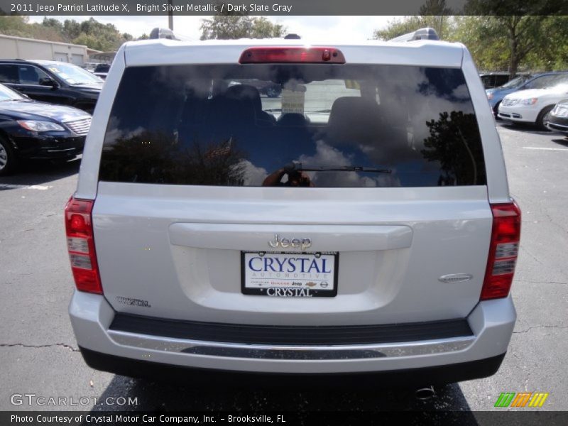 Bright Silver Metallic / Dark Slate Gray 2011 Jeep Patriot Latitude X
