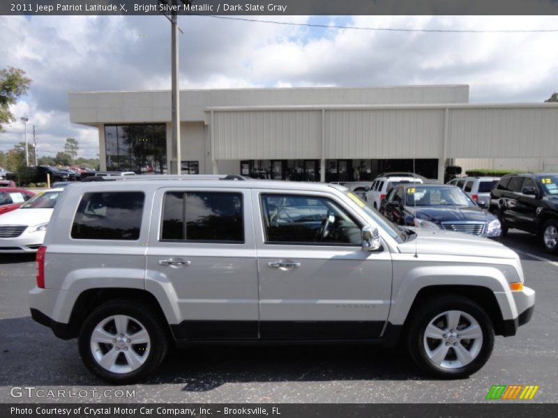 Bright Silver Metallic / Dark Slate Gray 2011 Jeep Patriot Latitude X