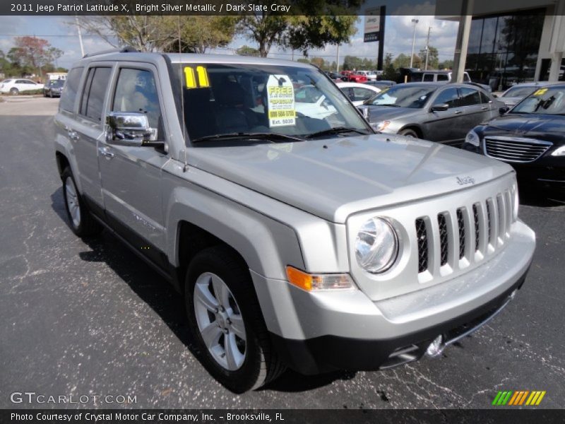 Bright Silver Metallic / Dark Slate Gray 2011 Jeep Patriot Latitude X