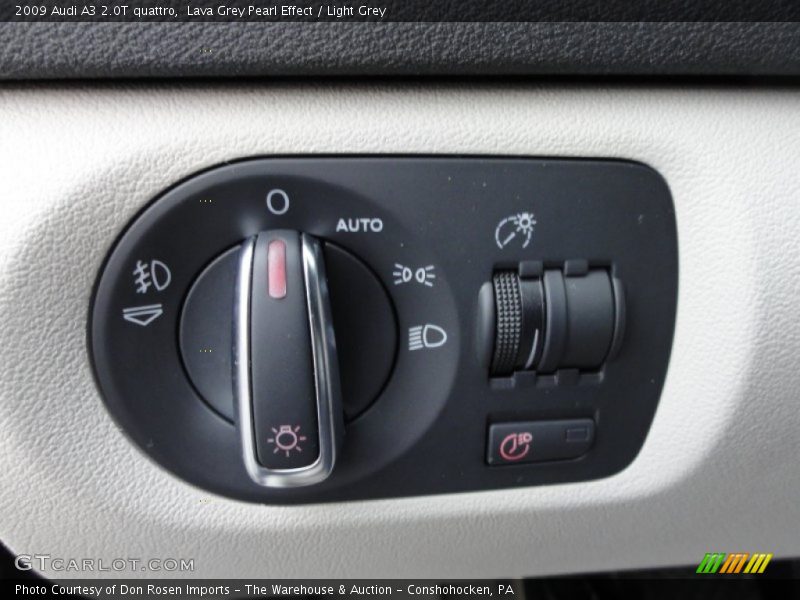 Controls of 2009 A3 2.0T quattro