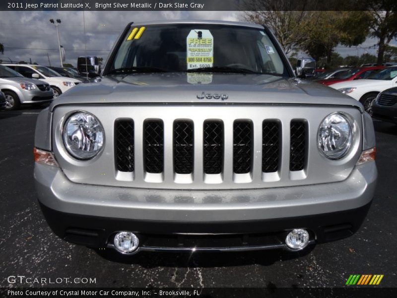 Bright Silver Metallic / Dark Slate Gray 2011 Jeep Patriot Latitude X