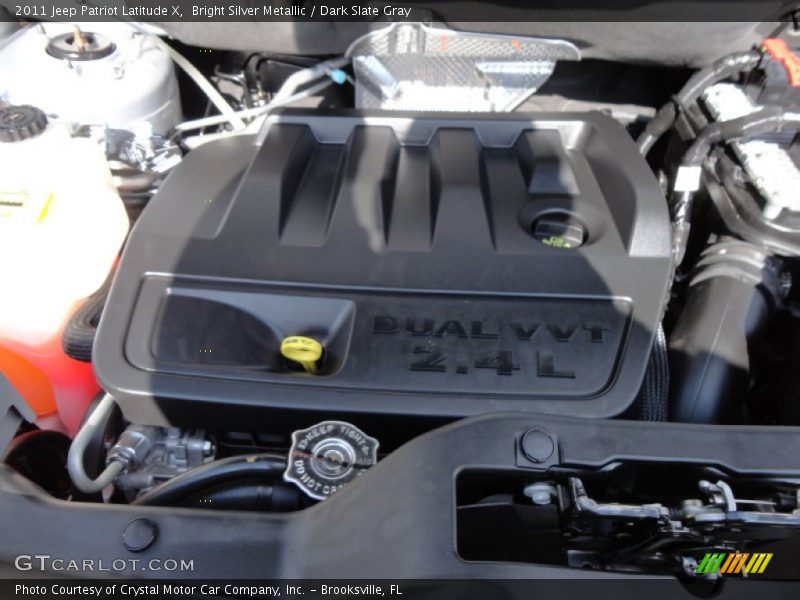 Bright Silver Metallic / Dark Slate Gray 2011 Jeep Patriot Latitude X