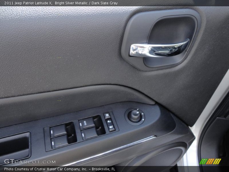 Bright Silver Metallic / Dark Slate Gray 2011 Jeep Patriot Latitude X
