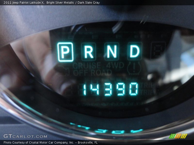 Bright Silver Metallic / Dark Slate Gray 2011 Jeep Patriot Latitude X