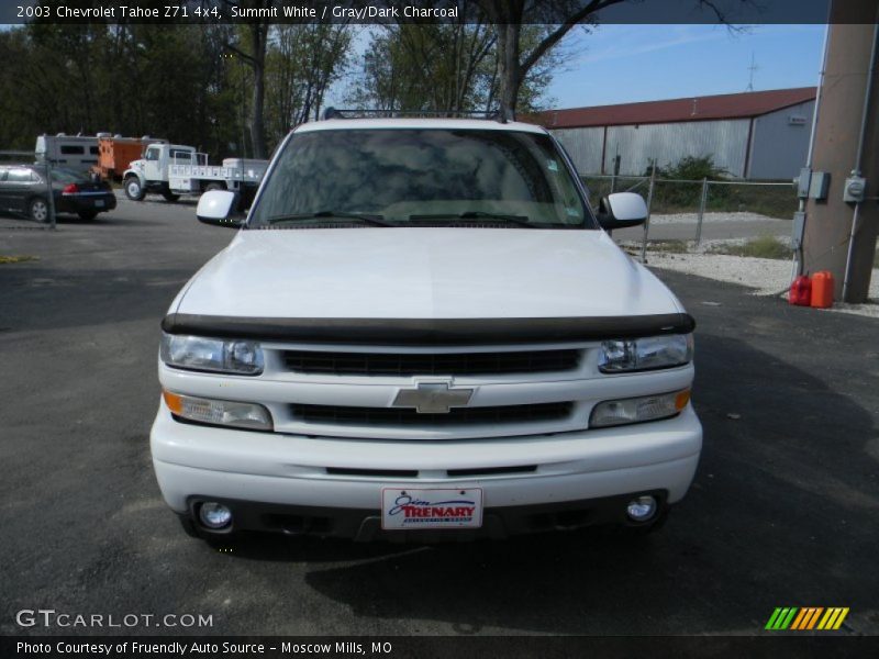 Summit White / Gray/Dark Charcoal 2003 Chevrolet Tahoe Z71 4x4