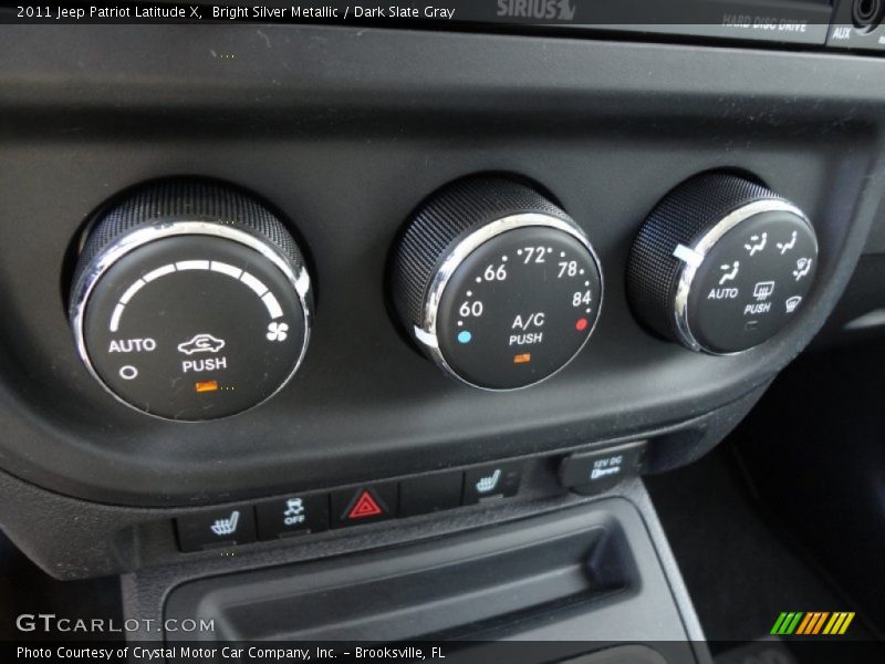 Bright Silver Metallic / Dark Slate Gray 2011 Jeep Patriot Latitude X