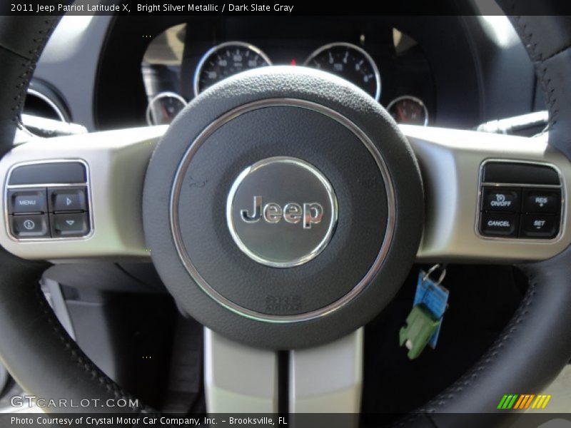 Bright Silver Metallic / Dark Slate Gray 2011 Jeep Patriot Latitude X