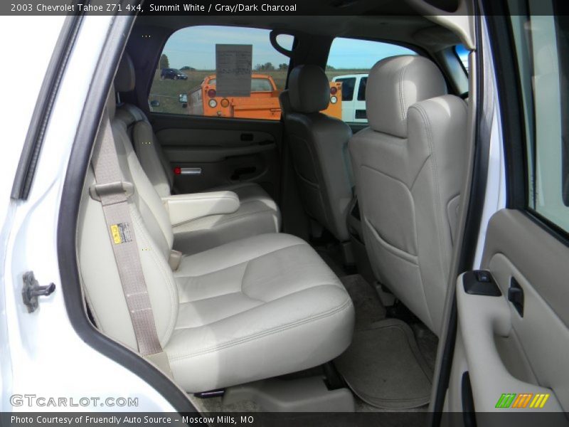 Summit White / Gray/Dark Charcoal 2003 Chevrolet Tahoe Z71 4x4