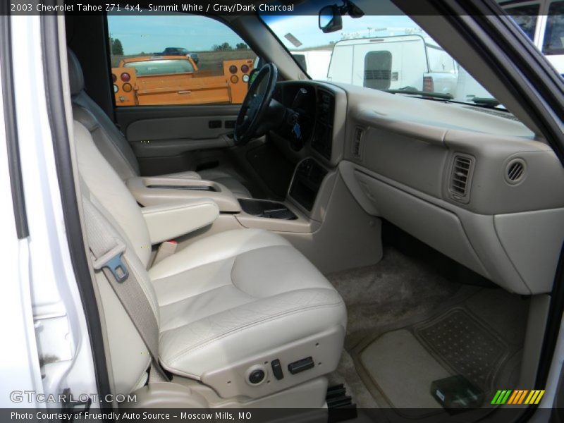 Summit White / Gray/Dark Charcoal 2003 Chevrolet Tahoe Z71 4x4