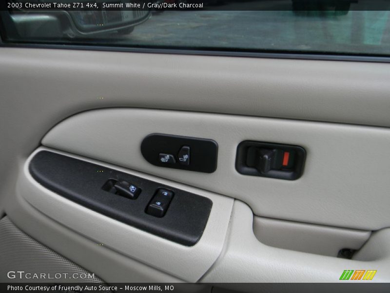 Summit White / Gray/Dark Charcoal 2003 Chevrolet Tahoe Z71 4x4