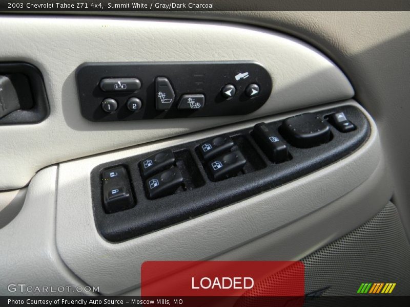 Summit White / Gray/Dark Charcoal 2003 Chevrolet Tahoe Z71 4x4