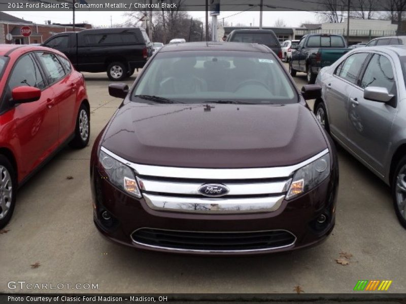 Cinnamon Metallic / Charcoal Black 2012 Ford Fusion SE