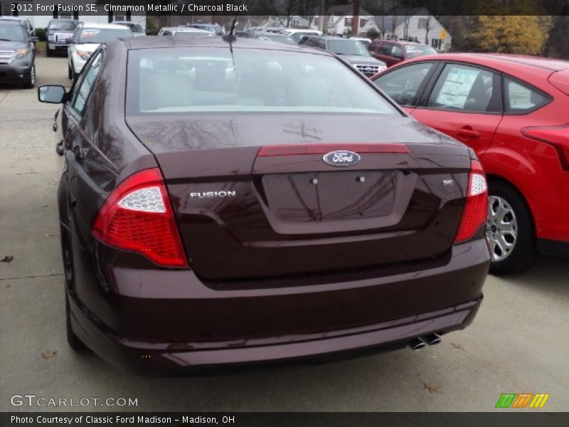 Cinnamon Metallic / Charcoal Black 2012 Ford Fusion SE
