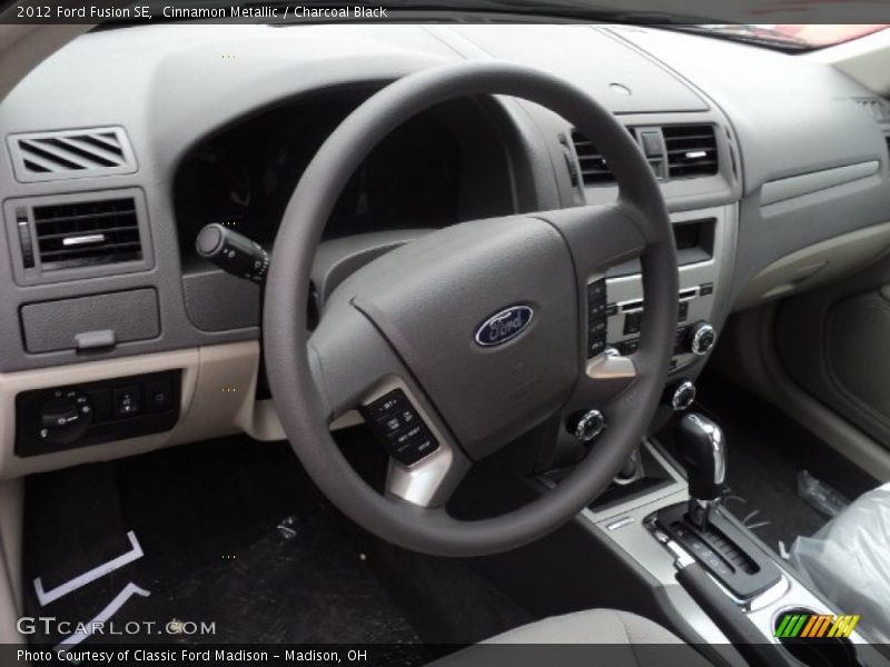 Cinnamon Metallic / Charcoal Black 2012 Ford Fusion SE