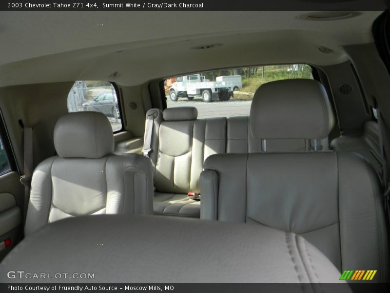 Summit White / Gray/Dark Charcoal 2003 Chevrolet Tahoe Z71 4x4